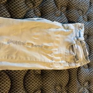 Light wash jeans